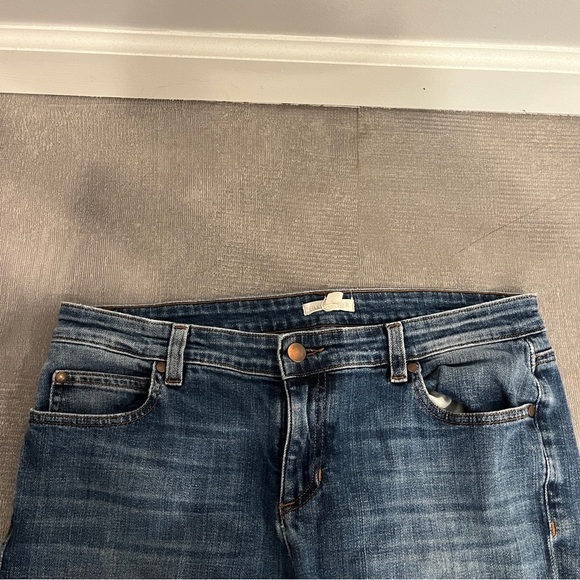 Eileen Fisher Straight Cut Denim Jeans 6 - Picture 3 of 5
